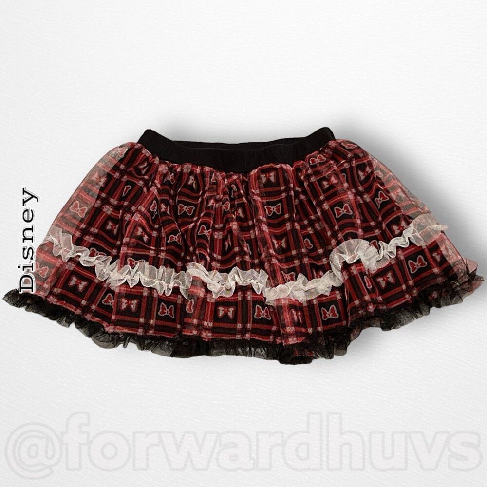 Disney Minnie Mouse Bows Tulle Skirt Shorts Size 3T